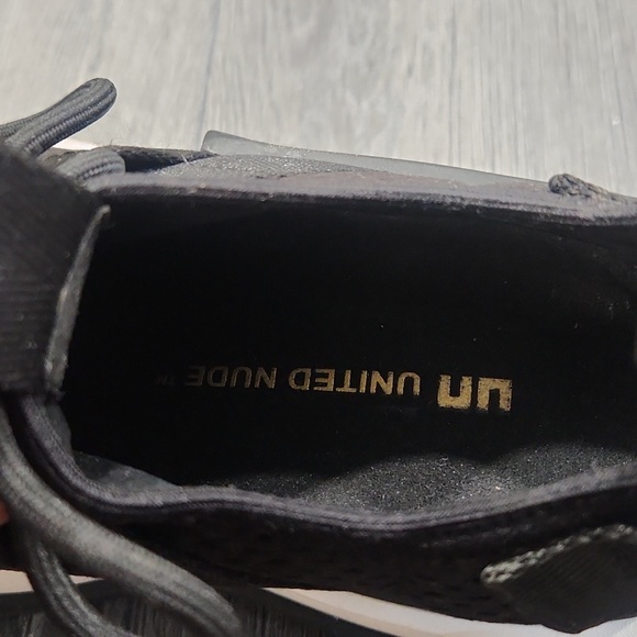 United Nude Roko Black Sneakers Size 36 US 6 - Picture 6 of 12
